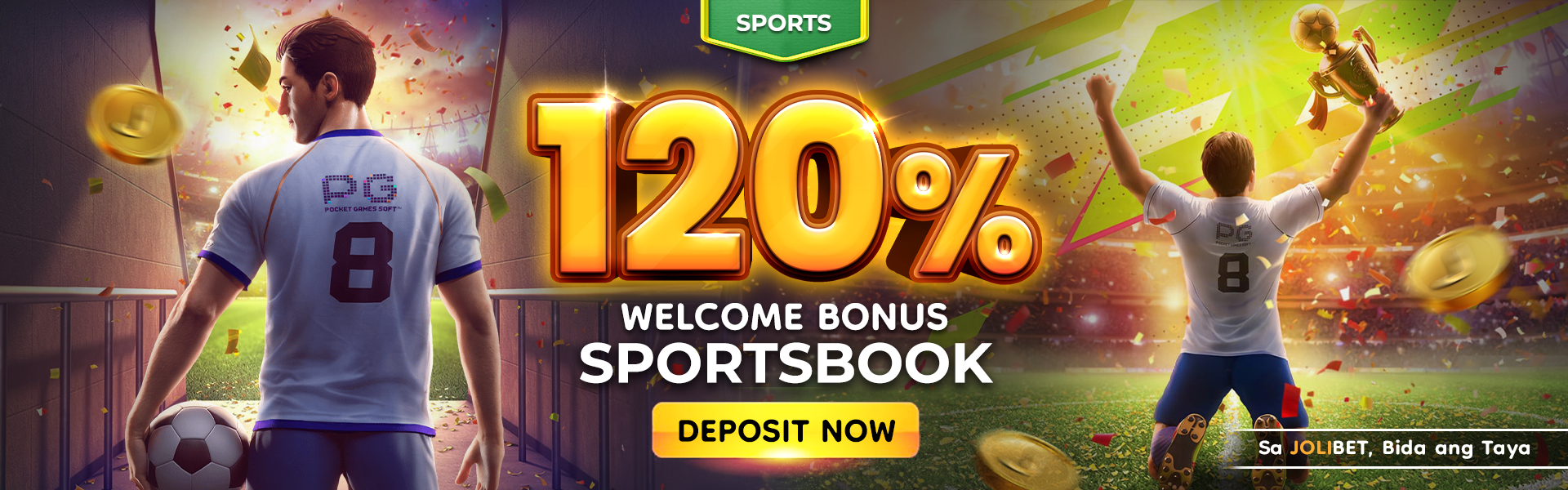 Sportsbook Welcome Bonus 120%