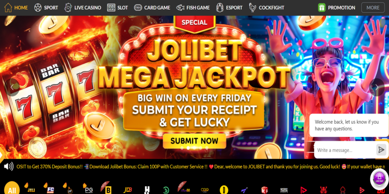 jolibet casino provides a lot of fantastic games