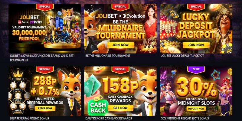 Jolibet Casino Free 100 No Deposit Bonus